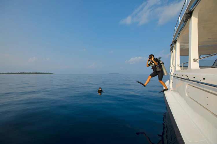 Seenu Addu Atoll'de reef ve okyanus deneyimi